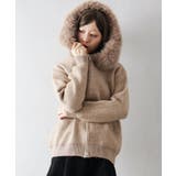 ファー付ニットロングジップパーカー | SpRay | 詳細画像6 