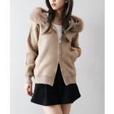 ファー付ニットロングジップパーカー | SpRay | 詳細画像8 