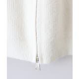 デニム衿ジップニットカーディガン | SpRay | 詳細画像15 