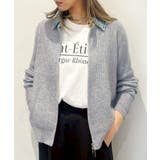 デニム衿ジップニットカーディガン | SpRay | 詳細画像55 