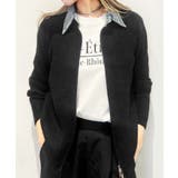 デニム衿ジップニットカーディガン | SpRay | 詳細画像56 