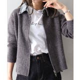 デニム衿ジップニットカーディガン | SpRay | 詳細画像69 