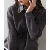 デニム衿ジップニットカーディガン | SpRay | 詳細画像73 