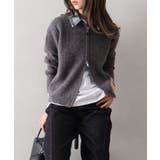 デニム衿ジップニットカーディガン | SpRay | 詳細画像75 