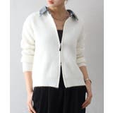 デニム衿ジップニットカーディガン | SpRay | 詳細画像9 