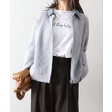 デニム衿ジップニットカーディガン | SpRay | 詳細画像84 