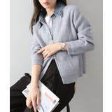 デニム衿ジップニットカーディガン | SpRay | 詳細画像89 