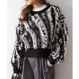 ブラック | フリンジニット | SpRay