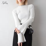 ラメフレアスリーブハイネックニット | SpRay | 詳細画像1 