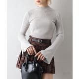 ラメフレアスリーブハイネックニット | SpRay | 詳細画像9 