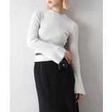 ラメフレアスリーブハイネックニット | SpRay | 詳細画像6 