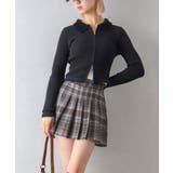 フェザー衿ジップカーディガン | SpRay | 詳細画像12 