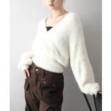 フェザーカシュクールニット | SpRay | 詳細画像14 