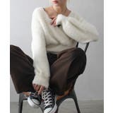 フェザーカシュクールニット | SpRay | 詳細画像18 