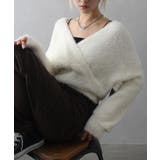 フェザーカシュクールニット | SpRay | 詳細画像19 