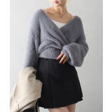 フェザーカシュクールニット | SpRay | 詳細画像22 