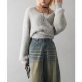 フェザーカシュクールニット | SpRay | 詳細画像31 