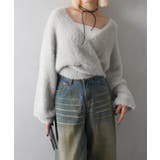 フェザーカシュクールニット | SpRay | 詳細画像32 