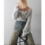 フェザーカシュクールニット | SpRay | 詳細画像35 