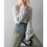 フェザーカシュクールニット | SpRay | 詳細画像36 