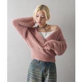 ラベンダー | フェザーカシュクールニット | SpRay