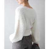 フェザーカシュクールニット | SpRay | 詳細画像65 