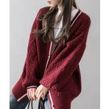 ケーブルラインカーディガン | SpRay | 詳細画像9 