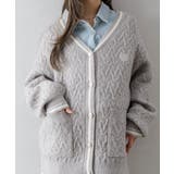 ケーブルラインカーディガン | SpRay | 詳細画像12 