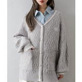 ケーブルラインカーディガン | SpRay | 詳細画像13 