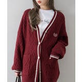 ケーブルラインカーディガン | SpRay | 詳細画像3 