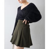 ブラウン | サイドベルトハイウエストミニスカート | SpRay