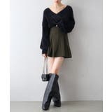 サイドベルトハイウエストミニスカート | SpRay | 詳細画像3 