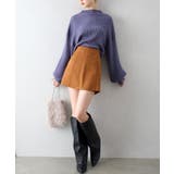 スエードポンチスカートパンツ | SpRay | 詳細画像1 