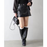 フェイクレザーカーゴミニスカート | SpRay | 詳細画像9 