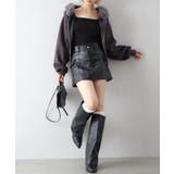 フェイクレザーカーゴミニスカート | SpRay | 詳細画像10 