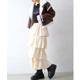 ベロアプリーツティアードロングスカート | SpRay | 詳細画像11 