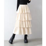 ベロアプリーツティアードロングスカート | SpRay | 詳細画像14 