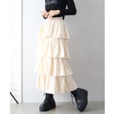 ベロアプリーツティアードロングスカート | SpRay | 詳細画像15 