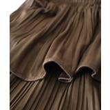 ベロアプリーツティアードロングスカート | SpRay | 詳細画像26 