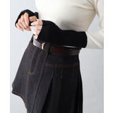 ベルト付きステッチプリーツミニスカート | SpRay | 詳細画像9 