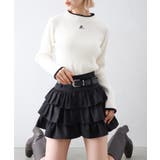 ベルト付ティアードミニスカート | SpRay | 詳細画像9 