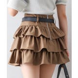 ベルト付ティアードミニスカート | SpRay | 詳細画像22 