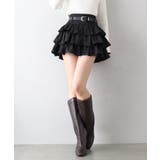 ベルト付ティアードミニスカート | SpRay | 詳細画像6 