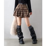 ベルト付きチェックバルーンミニスカート | SpRay | 詳細画像9 