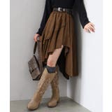 フェイクスウェードフリルヘムスカート | SpRay | 詳細画像14 