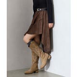 フェイクスウェードフリルヘムスカート | SpRay | 詳細画像4 