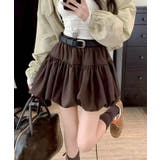 ブラウン | バルーンミニスカート | SpRay