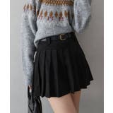 ベルト付フェイクスウェードプリーツミニスカート | SpRay | 詳細画像11 