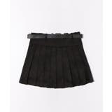 ベルト付フェイクスウェードプリーツミニスカート | SpRay | 詳細画像16 