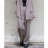 チェックタックストレートパンツ | SpRay | 詳細画像3 